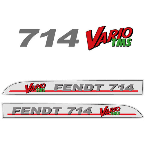 Fendt 714 Vario TMS tractor decal aufkleber adesivo sticker set replacement decal set