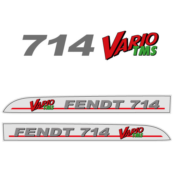 Fendt 714 Vario TMS tractor decal aufkleber adesivo sticker set replacement decal set