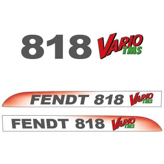 Fendt 818 Vario TMS tractor decal aufkleber adesivo sticker set replacement decal set