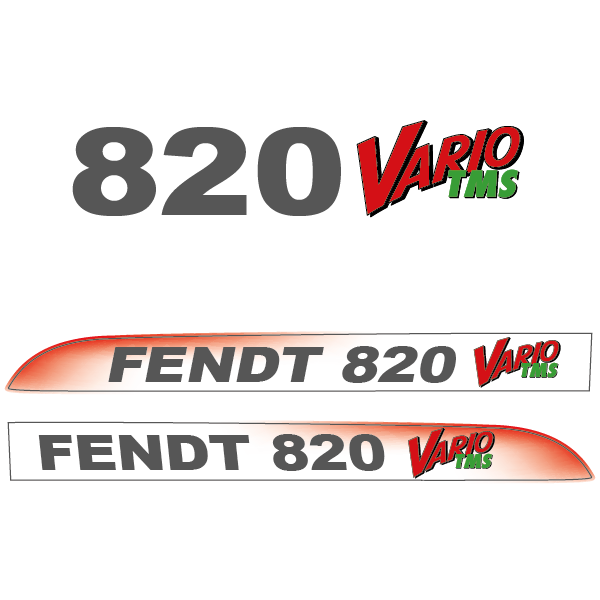 Fendt 820 Vario TMS tractor decal aufkleber adesivo sticker set replacement decal set