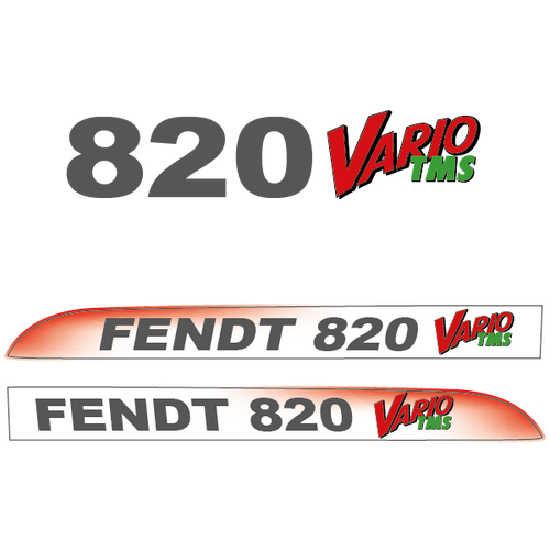 Fendt 820 Vario TMS tractor decal aufkleber adesivo sticker set replacement decal set