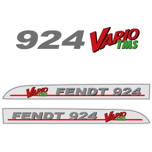 Fendt 924 Vario TMS tractor decal aufkleber adesivo sticker set replacement decal set