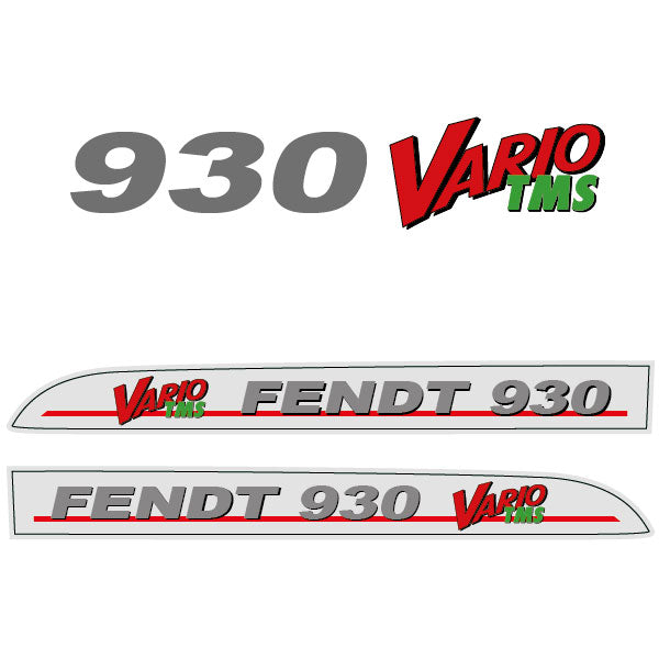 Fendt 930 Vario TMS tractor decal aufkleber adesivo sticker set replacement decal set