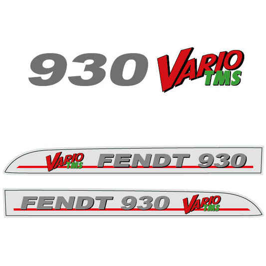 Fendt 930 Vario TMS tractor decal aufkleber adesivo sticker set replacement decal set