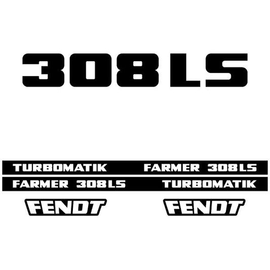 Fendt Farmer 308 LS tractor decal aufkleber sticker set replacement decal set