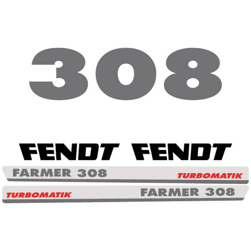 Fendt Farmer 308 tractor decal aufkleber adesivo sticker set replacement decal set