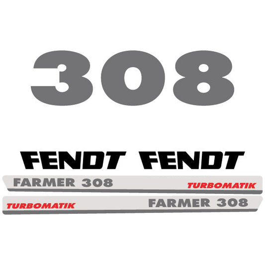 Fendt Farmer 308 tractor decal aufkleber adesivo sticker set replacement decal set
