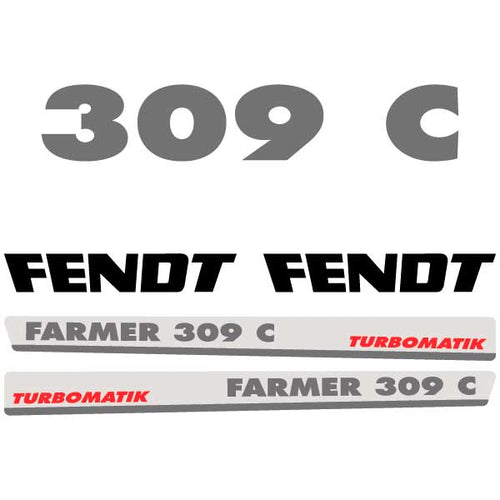 Fendt Farmer 309 C tractor decal aufkleber adesivo sticker set replacement decal set