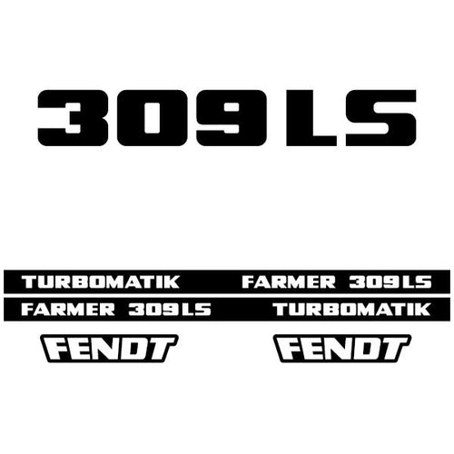 Fendt Farmer 309 LS tractor decal aufkleber sticker set replacement decal set