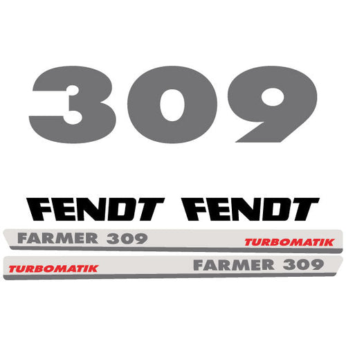 Fendt Farmer 309 tractor decal aufkleber adesivo sticker set replacement decal set