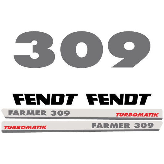 Fendt Farmer 309 tractor decal aufkleber adesivo sticker set replacement decal set