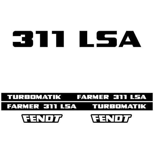 Fendt Farmer 311 LSA tractor decal aufkleber adesivo sticker set replacement decal set