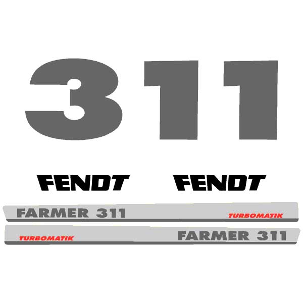 Fendt Farmer 311 tractor decal aufkleber adesivo sticker set replacement decal set