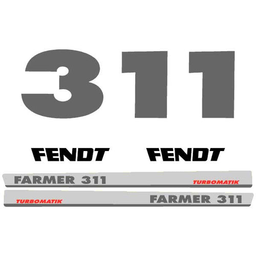 Fendt Farmer 311 tractor decal aufkleber adesivo sticker set replacement decal set
