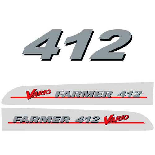 Fendt Farmer 412 Vario tractor decal aufkleber adesivo sticker set replacement decal set