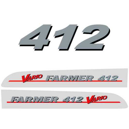 Fendt Farmer 412 Vario tractor decal aufkleber adesivo sticker set replacement decal set