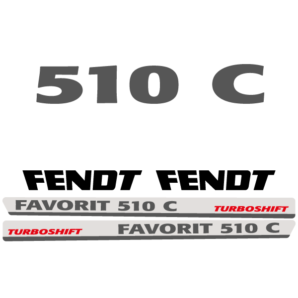 Fendt Favorit 510 C tractor decal aufkleber adesivo sticker set replacement decal set