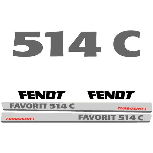Fendt Favorit 514 C tractor decal aufkleber adesivo sticker set replacement decal set
