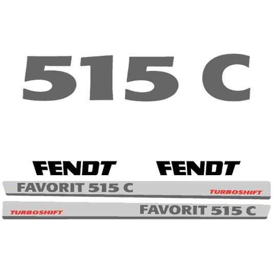 Fendt Favorit 515 C tractor decal aufkleber adesivo sticker set replacement decal set