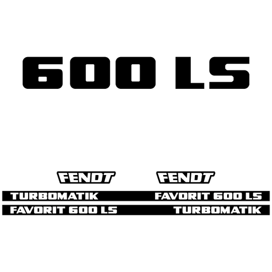 Fendt Favorit 600 LS TURBOMATIK tractor decal aufkleber adesivo sticker set replacement decal set