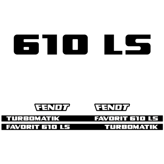 Fendt Favorit 610 LS TURBOMATIK tractor decal aufkleber adesivo sticker set replacement decal set