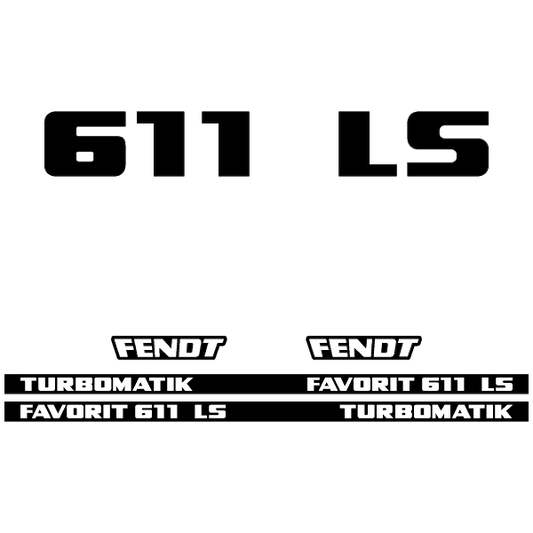 Fendt Favorit 611 LS TURBOMATIK tractor decal aufkleber adesivo sticker set replacement decal set