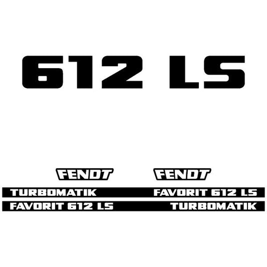 Fendt Favorit 612 LS TURBOMATIK tractor decal aufkleber sticker set replacement decal set