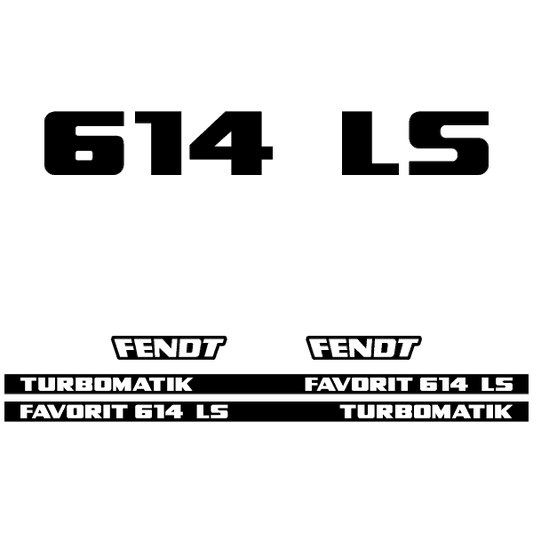 Fendt Favorit 614 LS TURBOMATIK tractor decal aufkleber adesivo sticker set replacement decal set