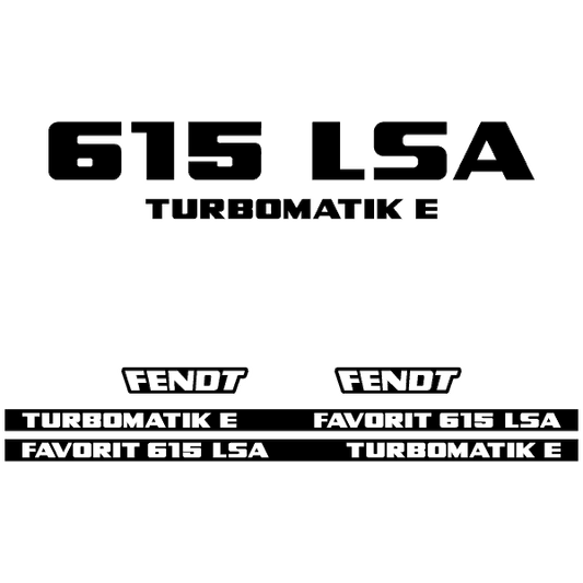 Fendt Favorit 615 LSA TURBOMATIK E tractor decal aufkleber adesivo sticker set replacement decal set