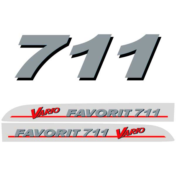 Fendt Favorit 711 Vario tractor decal aufkleber adesivo sticker set replacement decal set