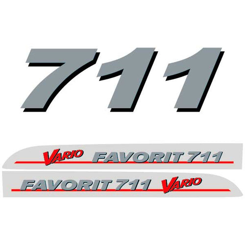 Fendt Favorit 711 Vario tractor decal aufkleber adesivo sticker set replacement decal set
