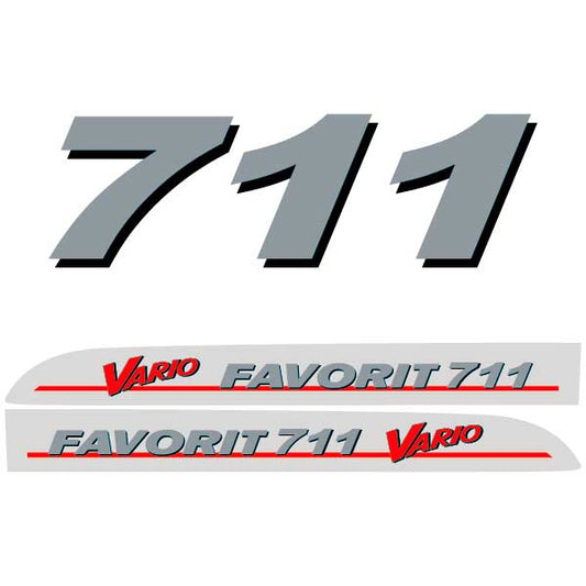 Fendt Favorit 711 Vario tractor decal aufkleber adesivo sticker set replacement decal set