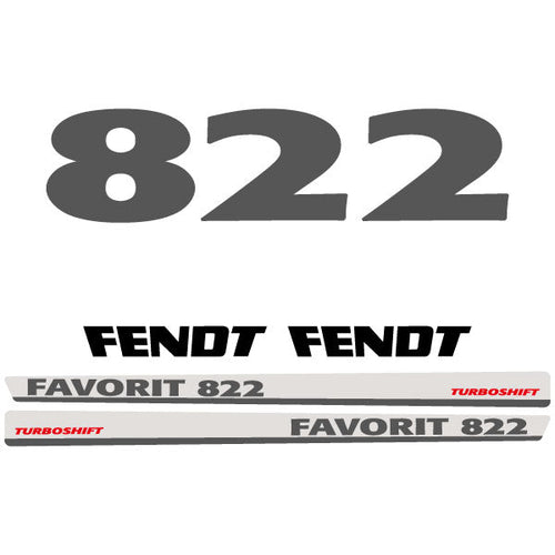 Fendt Favorit 822 tractor decal aufkleber adesivo sticker set replacement decal set
