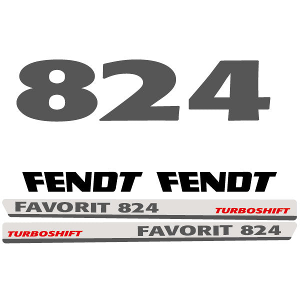 Fendt Favorit 824 tractor decal aufkleber adesivo sticker set replacement decal set