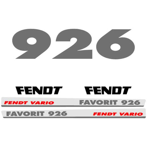 Fendt Favorit 926 Vario (2001) tractor decal aufkleber adesivo sticker set replacement decal set