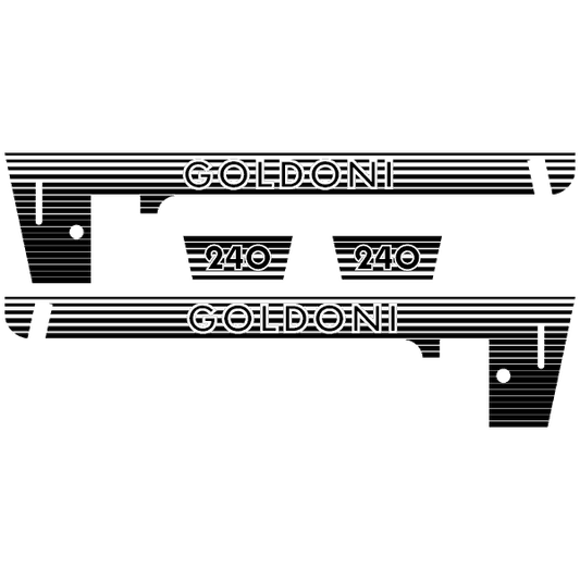 Goldoni 240 tractor decal aufkleber adesivo sticker set replacement decal set