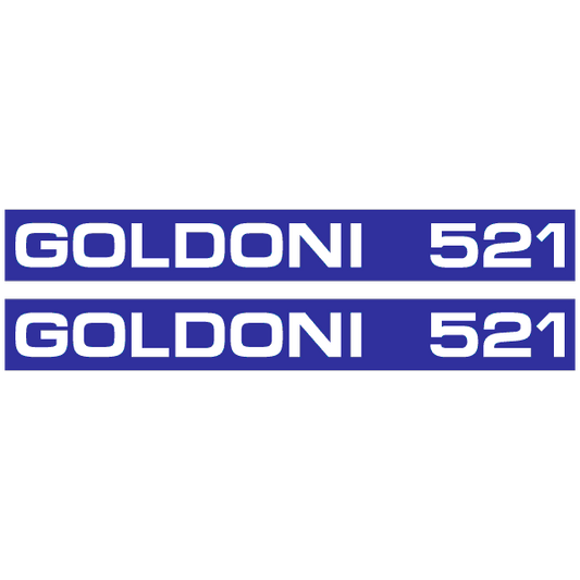 Goldoni 521 tractor decal aufkleber adesivo sticker set replacement decal set