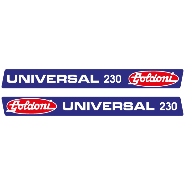 Goldoni Universal 230 tractor decal aufkleber adesivo sticker set replacement decal set