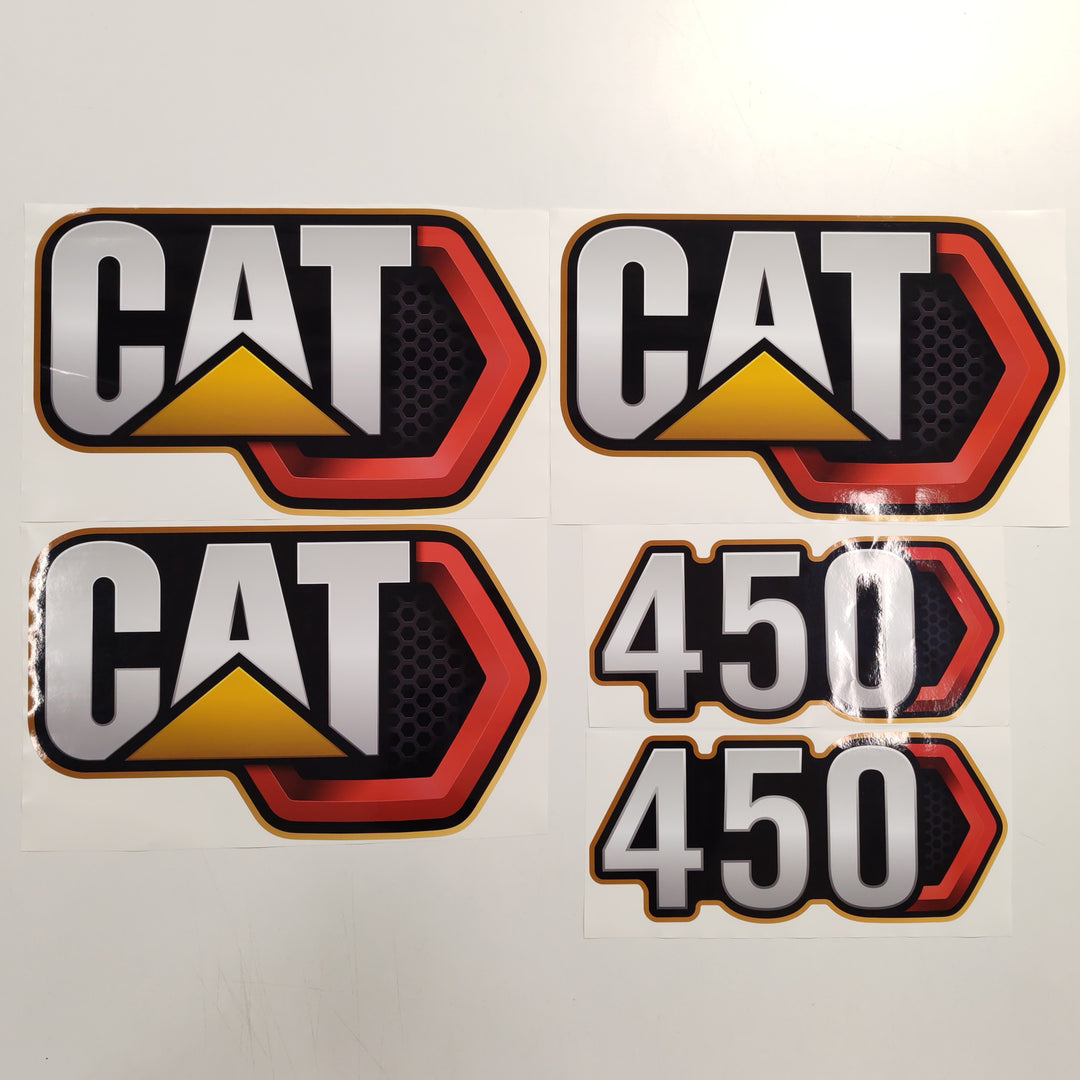 CAT Caterpillar 432 / 434 / 440 / 444 / 450 Backhoe Loader Replacement Decal Set