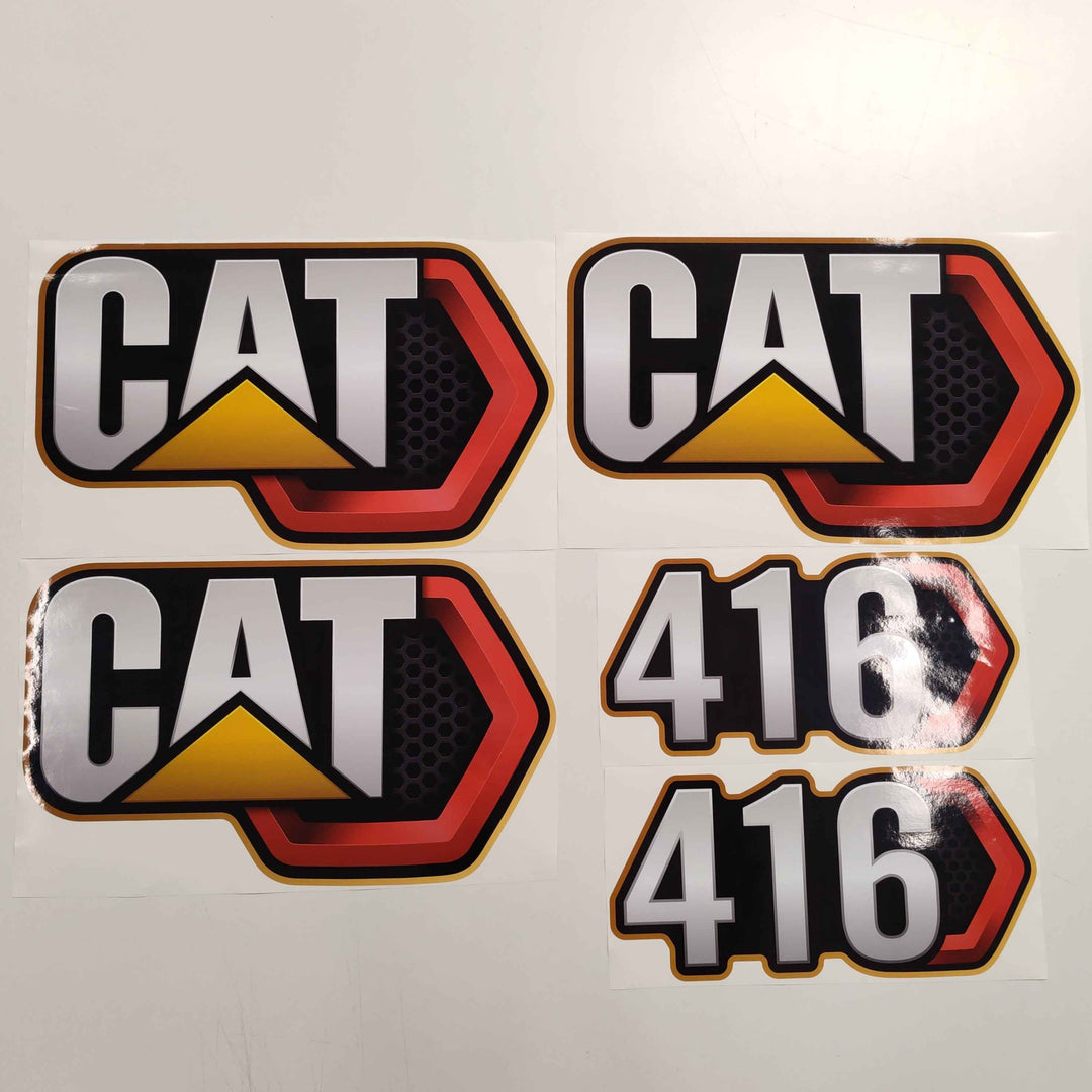 CAT Caterpillar 416 Backhoe Loader Replacement Decal Set