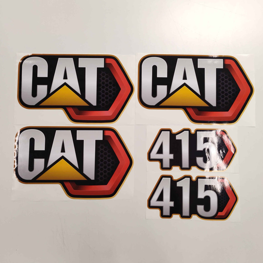 CAT Caterpillar 415 Backhoe Loader Replacement Decal Set