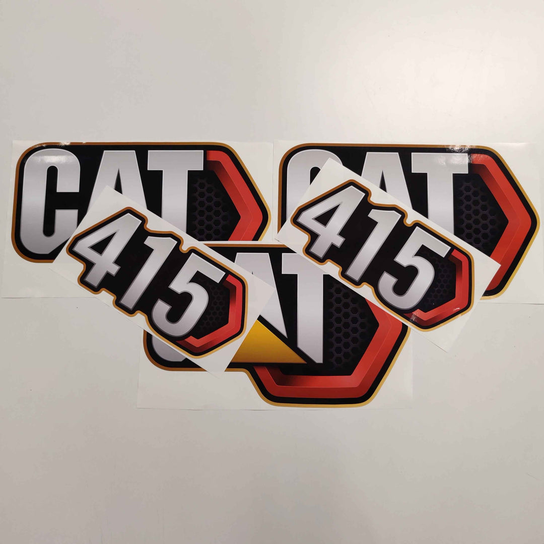 CAT Caterpillar 415 Backhoe Loader Replacement Decal Set