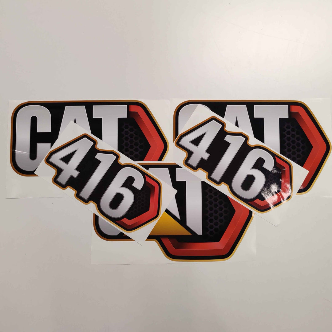 CAT Caterpillar 416 Backhoe Loader Replacement Decal Set