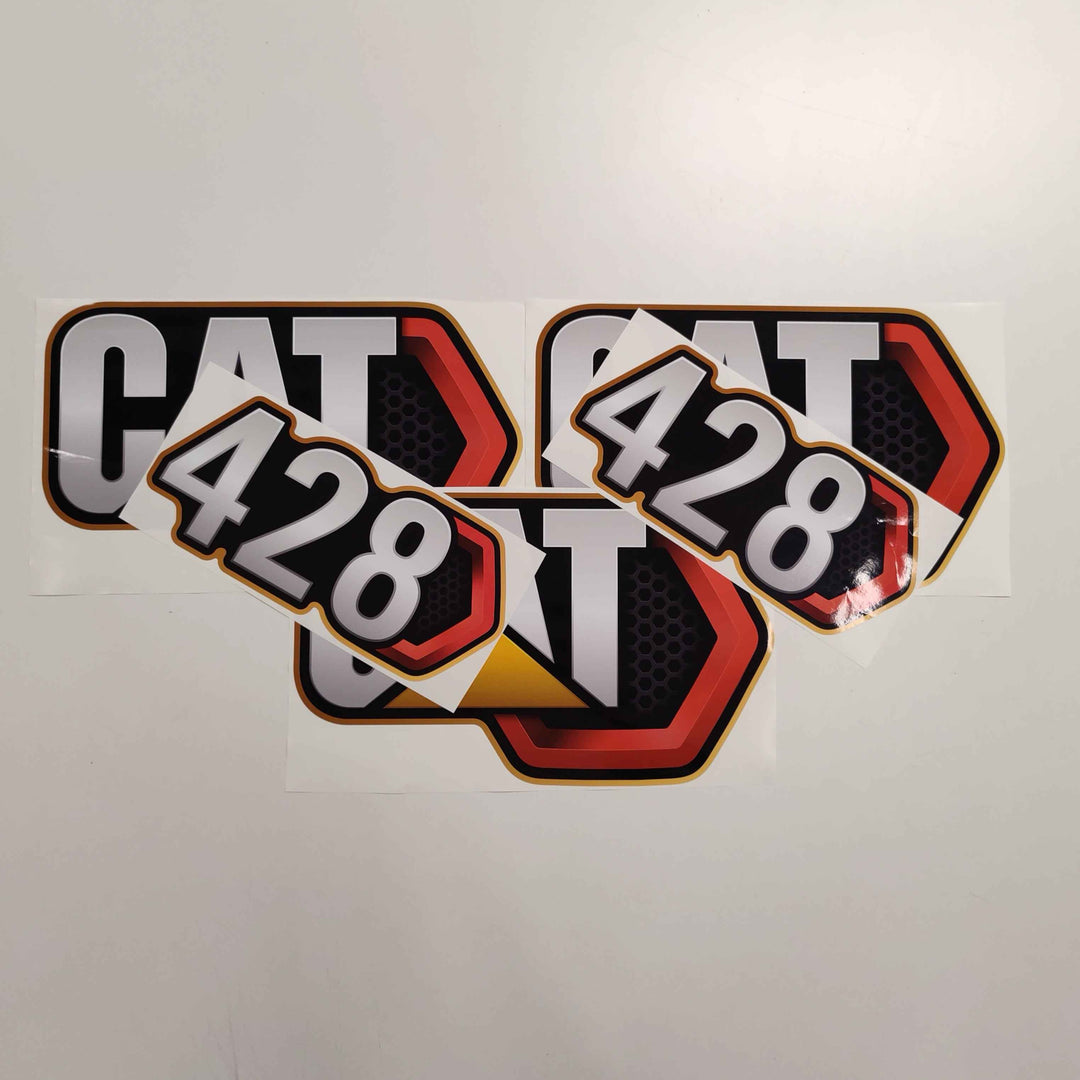 CAT Caterpillar 432 / 434 / 440 / 444 / 450 Backhoe Loader Replacement Decal Set