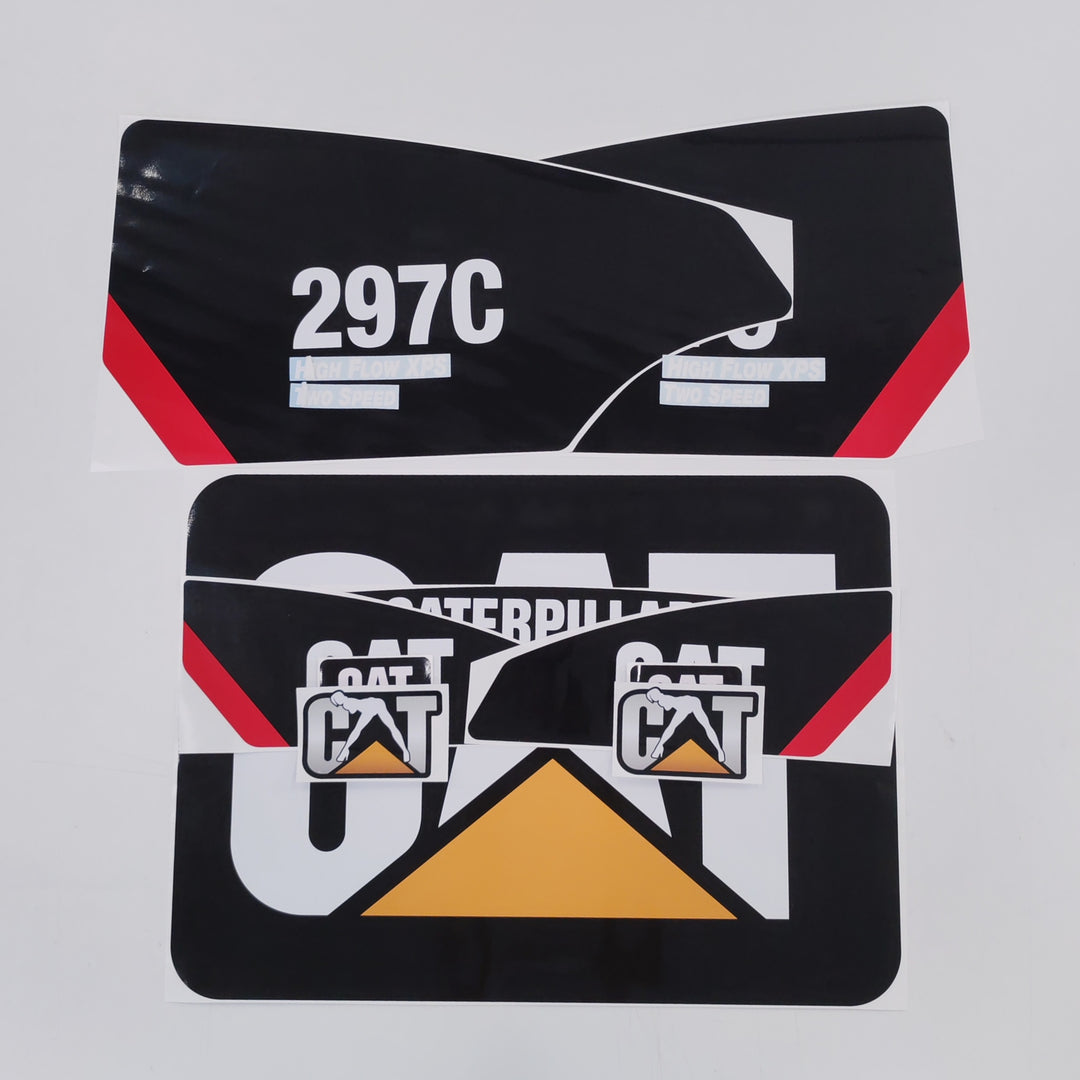 CAT Caterpillar 299C / HFX / TS Replacement Decal Skid Steer Loader Set