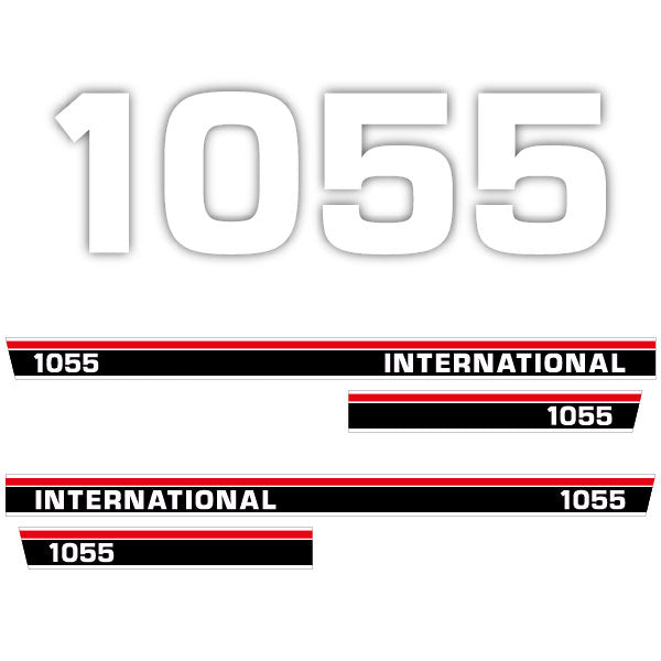 International 1055 tractor decal aufkleber adesivo sticker set replacement decal set