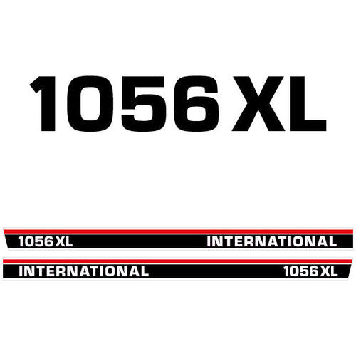 International 1056 XL tractor decal aufkleber adesivo sticker set replacement decal set