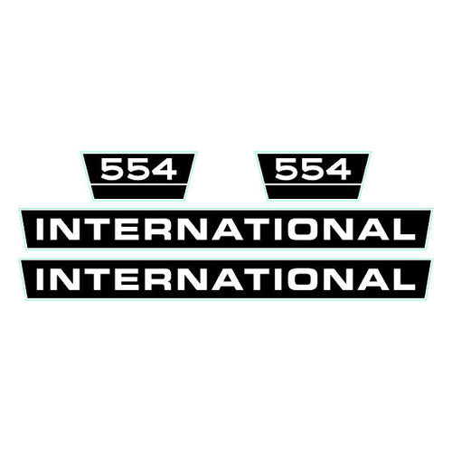 International 554 tractor decal aufkleber adesivo sticker set replacement decal set