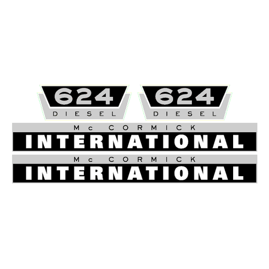International 624 tractor decal aufkleber adesivo sticker set replacement decal set