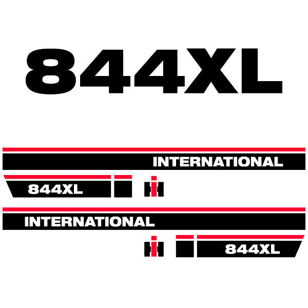 International 844 XL tractor decal aufkleber adesivo sticker set replacement decal set